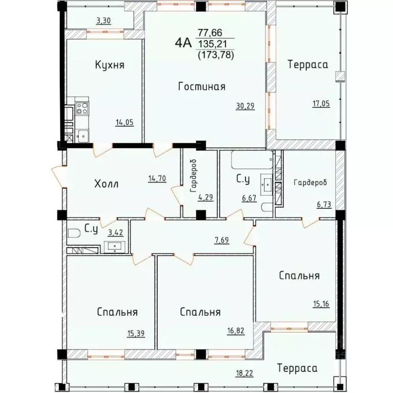 4-к кв. Дагестан, Дербент ул. Графа Воронцова, 80 (173.78 м) - Фото 0