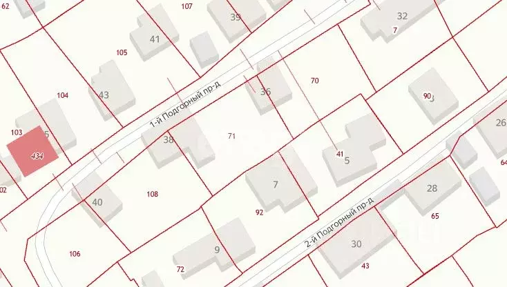 Участок в Пензенская область, Пенза проезд 1-й Подгорный, 36 (5.0 ... - Фото 1
