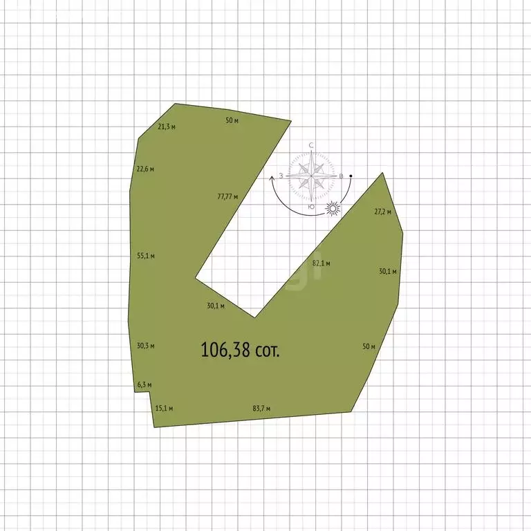 Участок в Майкопский район, станица Даховская (106.38 м) - Фото 1