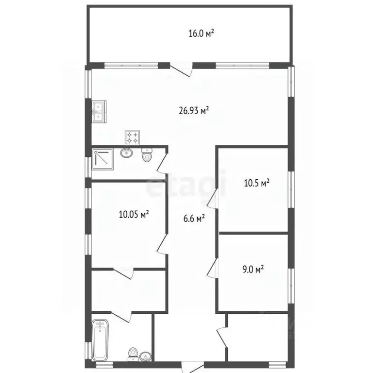 Дом в Ленинградская область, Гатчинский муниципальный округ, пос. ... - Фото 2