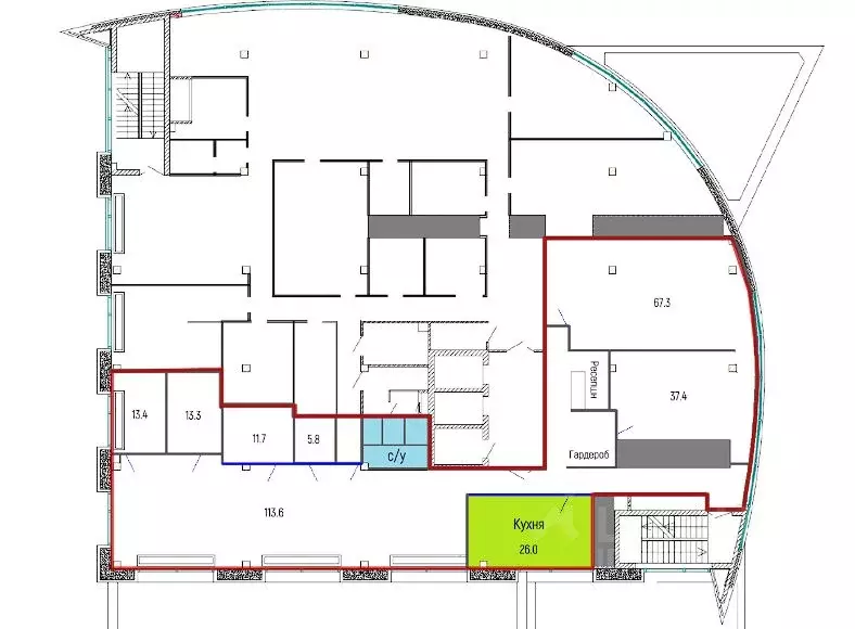 Офис в Москва Снежная ул., 26 (363 м) - Фото 2