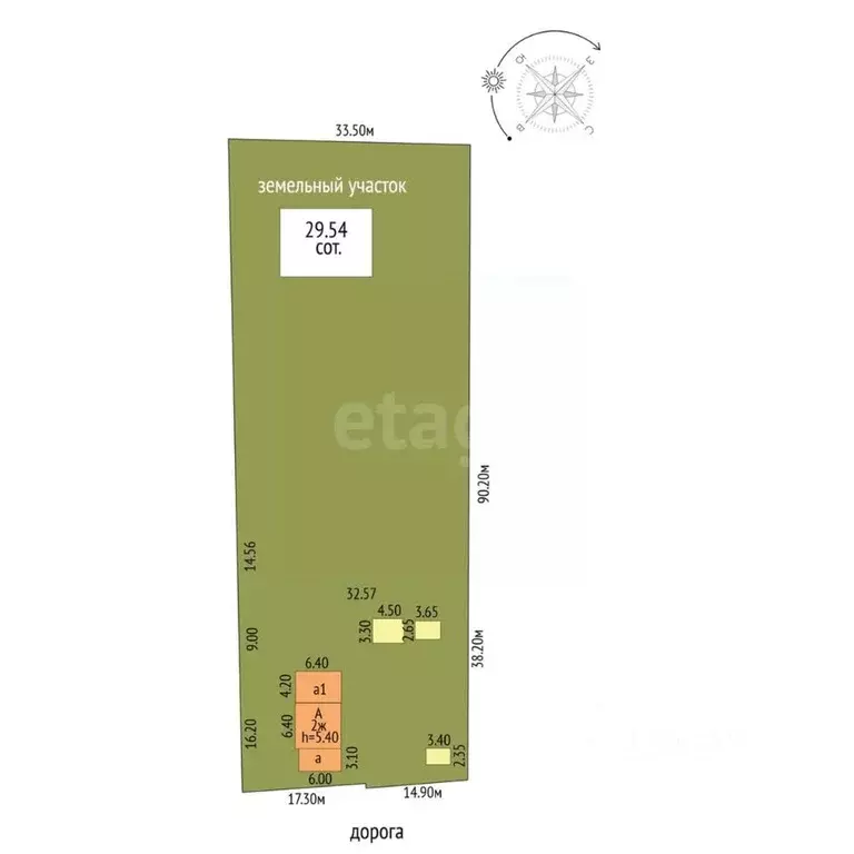 Дом в Забайкальский край, Нерчинск Первомайская ул., 112 (97 м) - Фото 2