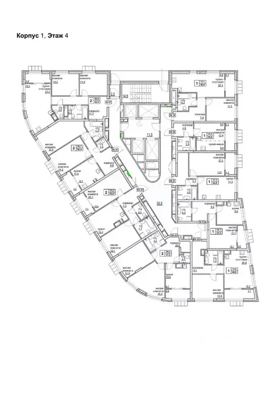 1-к кв. Нижегородская область, Нижний Новгород ул. Ванеева (35.5 м) - Фото 2