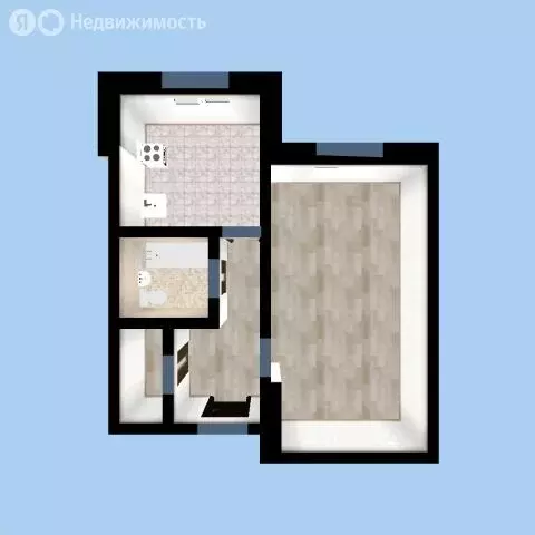 1-комнатная квартира: Омск, улица 70 лет Октября, 10/1 (35.7 м) - Фото 1