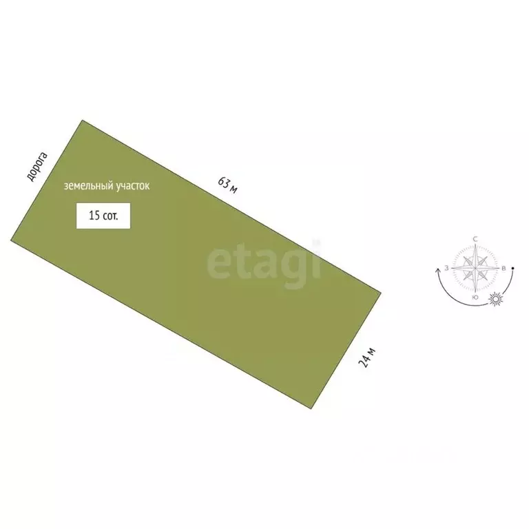 Участок в Тюменская область, Тюменский муниципальный округ, д. ... - Фото 2