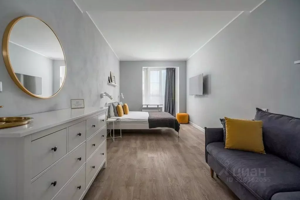Квартира, 1 комната, 40.1 м - Фото 1