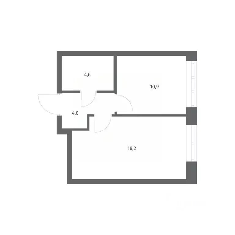 1-к кв. Ленинградская область, Ломоносовский район, Аннинское ... - Фото 1