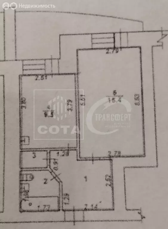 1-комнатная квартира: Воронеж, улица Урывского, 5 (35.4 м) - Фото 2