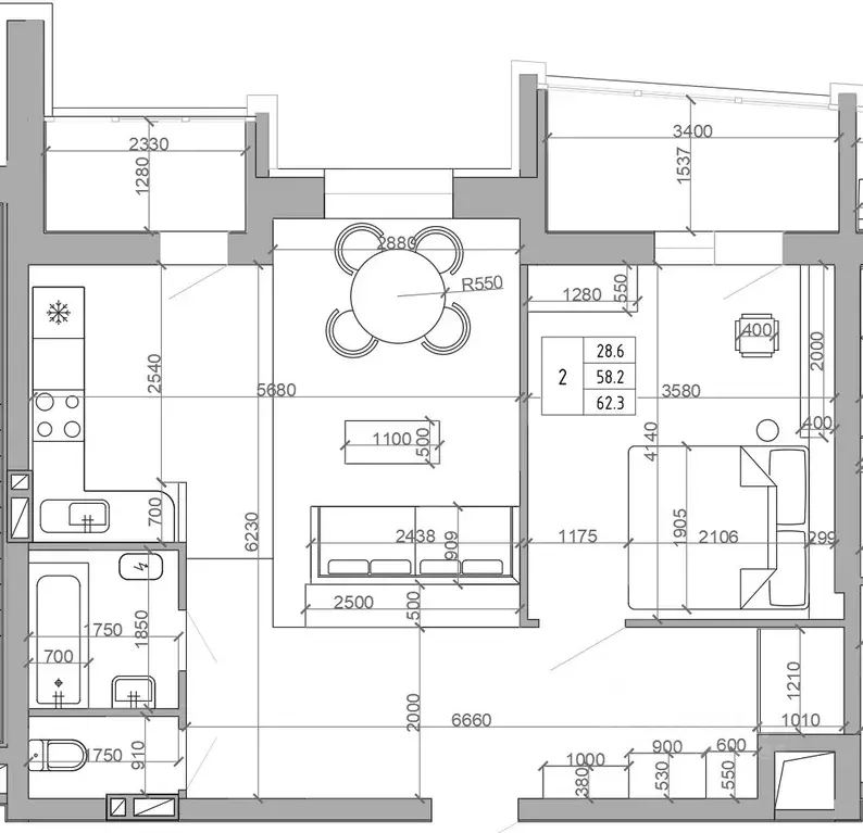 2-к кв. Приморский край, Артем Красноармейская ул., 4 (62.3 м) - Фото 1