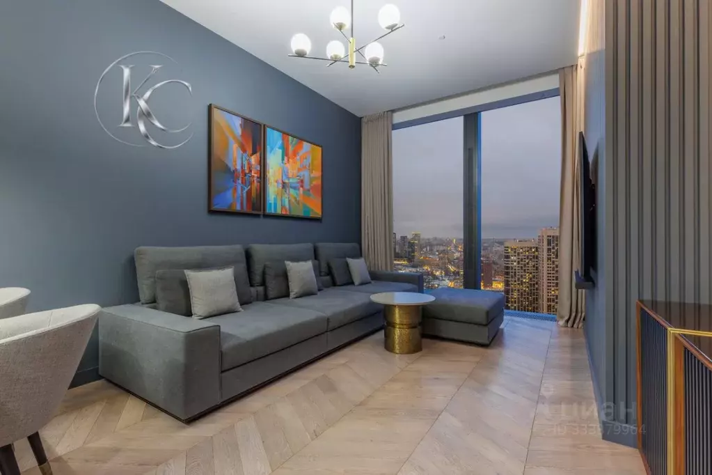 2-к кв. Москва 1-й Красногвардейский проезд, 22с1 (67.3 м) - Фото 2