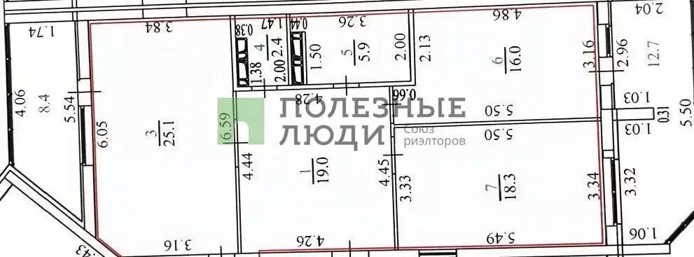2-к кв. Орловская область, Орел ул. Михалицына, 1 (86.7 м) - Фото 1