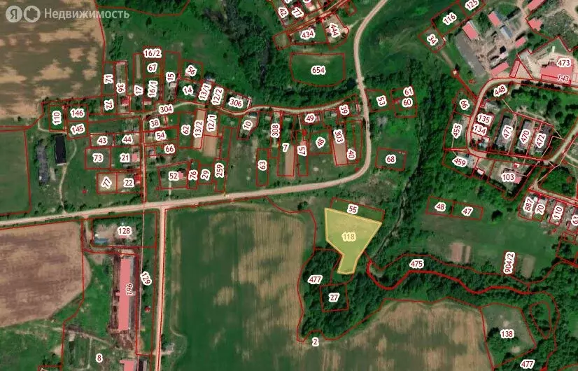 Участок в Калужская область, Боровский муниципальный округ, деревня ... - Фото 2