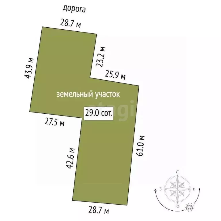 Участок в Тюменская область, Ярковский муниципальный округ, д. ... - Фото 2