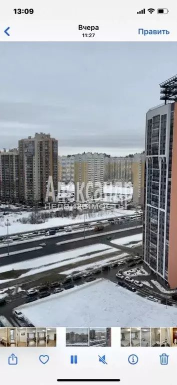 2-к кв. Санкт-Петербург Парашютная ул, 61к1 (56.0 м) - Фото 1