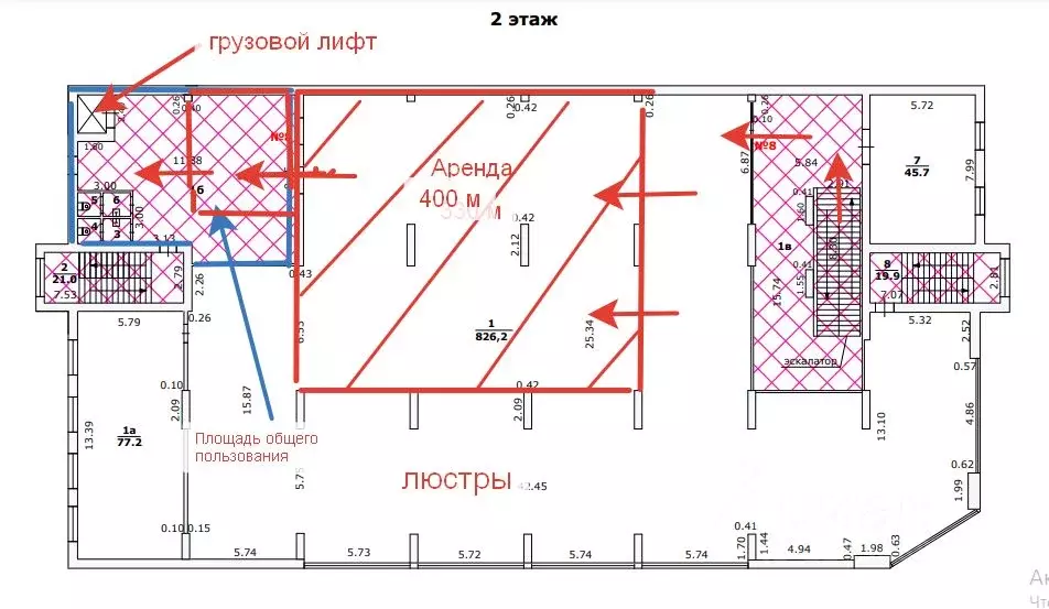 Помещение свободного назначения в Липецкая область, Липецк ул. 50 лет ... - Фото 2
