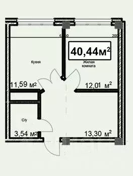 1-к кв. Ставропольский край, Ессентуки ул. Благодатная, 24 (40.44 м) - Фото 2