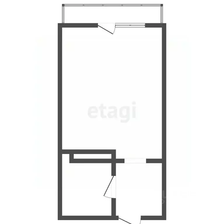 Студия Воронежская область, Воронеж Ипподромная ул., 68/2 (30.0 м) - Фото 1