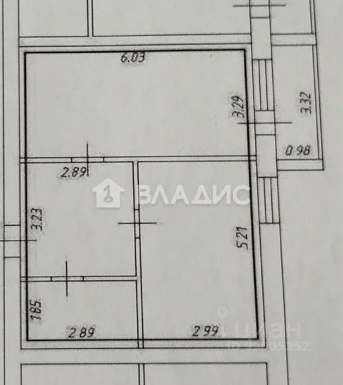 1-к кв. Ивановская область, Кохма ул. Московская, 47 (50.0 м) - Фото 2