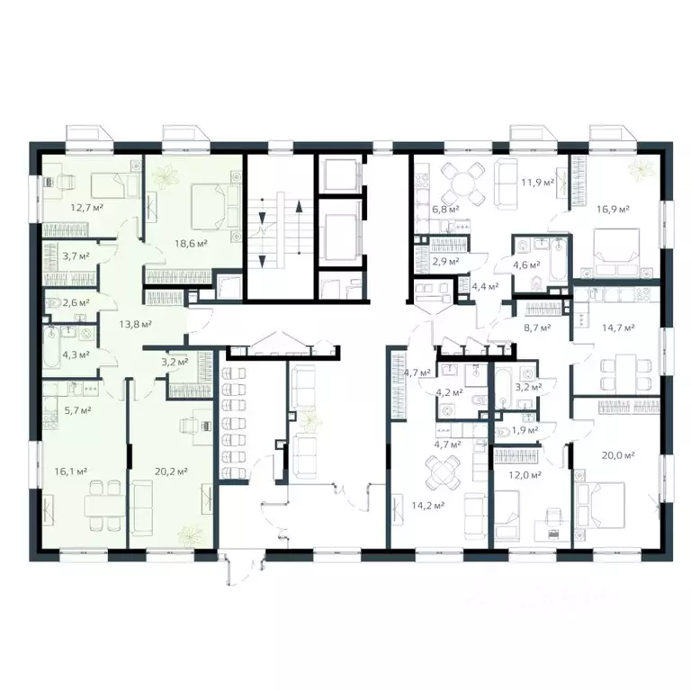 4-к кв. Приморский край, Владивосток Дом на Востоке жилой комплекс, ... - Фото 2