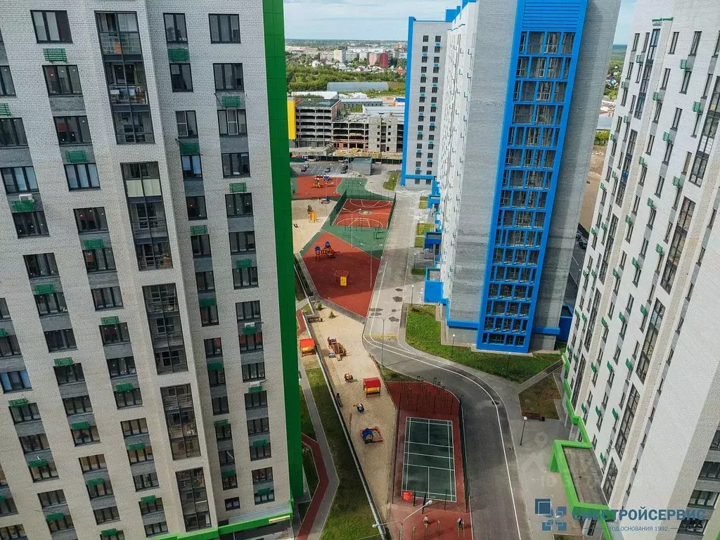 Студия Тюменская область, Тюмень Полевая ул., 105к3 (34.4 м) - Фото 1
