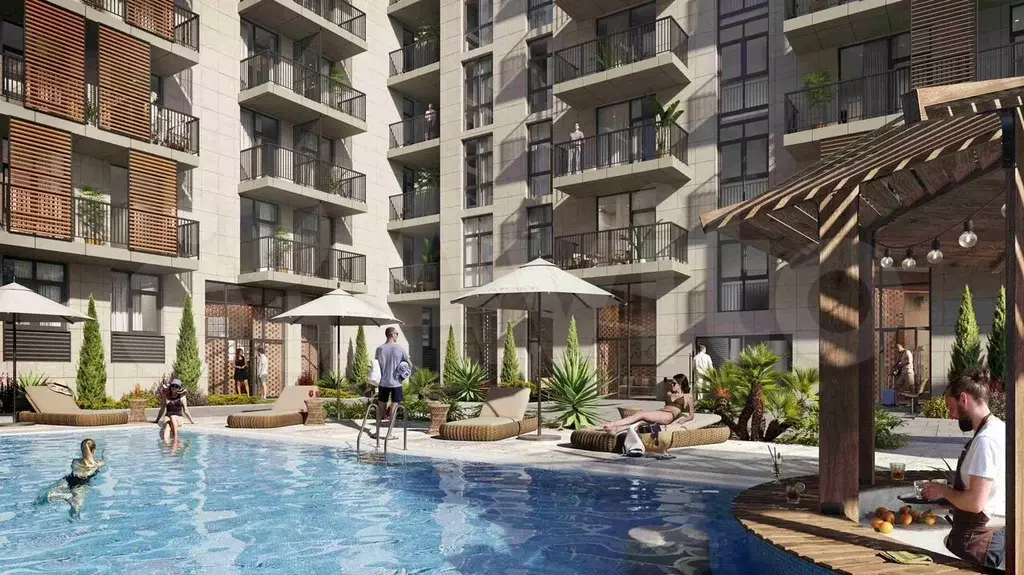 Квартира-студия, 26,3 м, 8/9 эт. - Фото 1