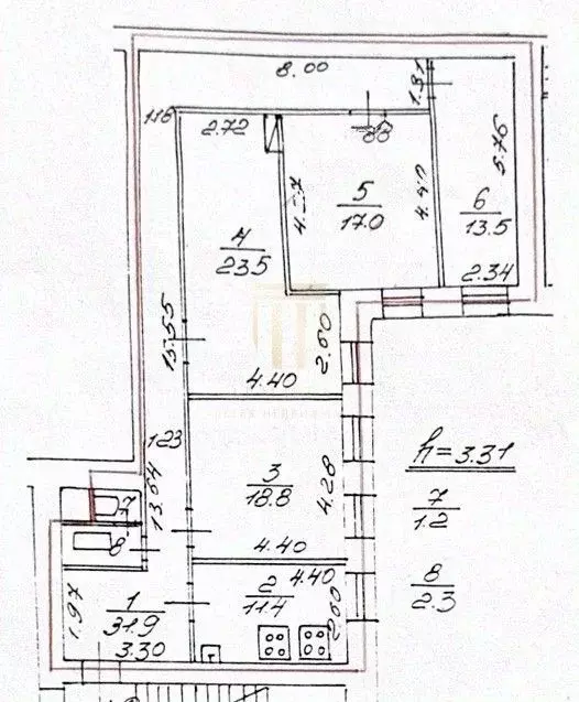 4-к кв. Санкт-Петербург Гороховая ул., 32 (119.6 м) - Фото 2
