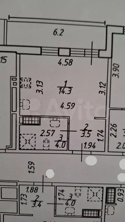 Квартира-студия, 21,8 м, 5/18 эт. - Фото 0