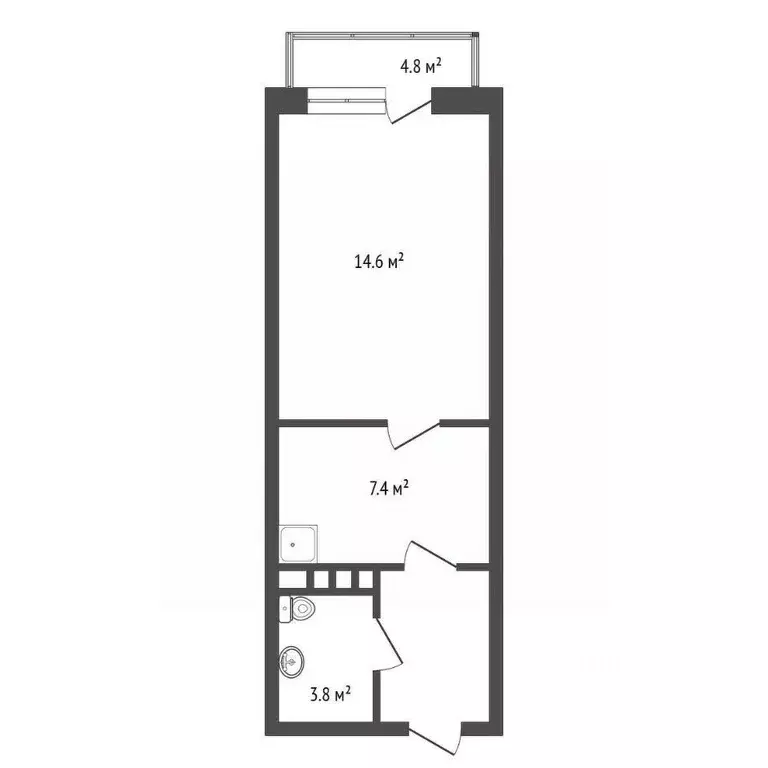 1-к кв. Красноярский край, Красноярск просп. Машиностроителей, 35 ... - Фото 1