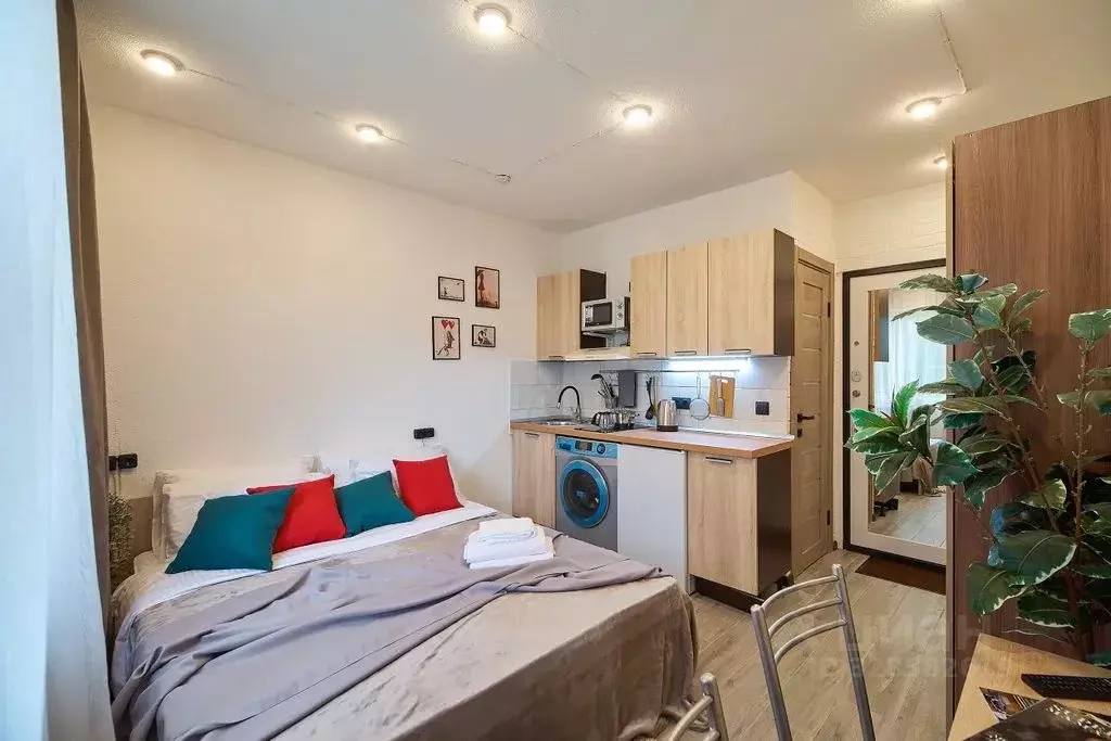 Студия Москва ул. Кадырова, 8К1 (18.0 м) - Фото 1