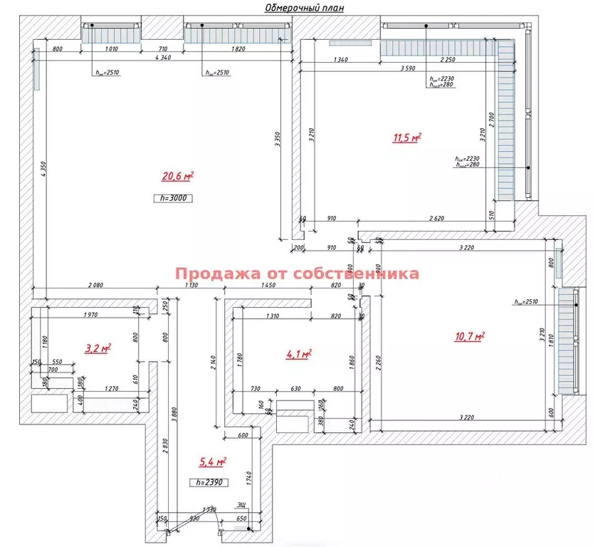 3-к кв. Москва Дубининская ул., 59А (55.0 м) - Фото 1