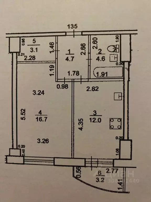 1-к кв. Башкортостан, Уфа ул. Акназарова, 21 (41.1 м) - Фото 1