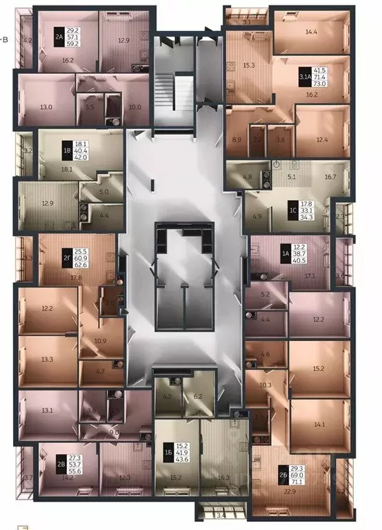 3-к кв. Чувашия, Новочебоксарск  (74.5 м) - Фото 1
