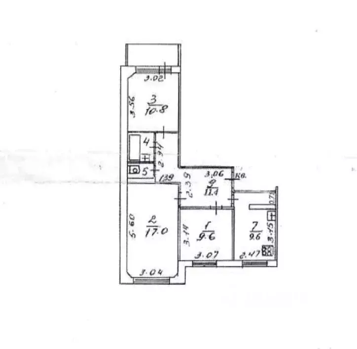 3-к кв. Кировская область, Киров Ульяновская ул., 12 (62.3 м) - Фото 2