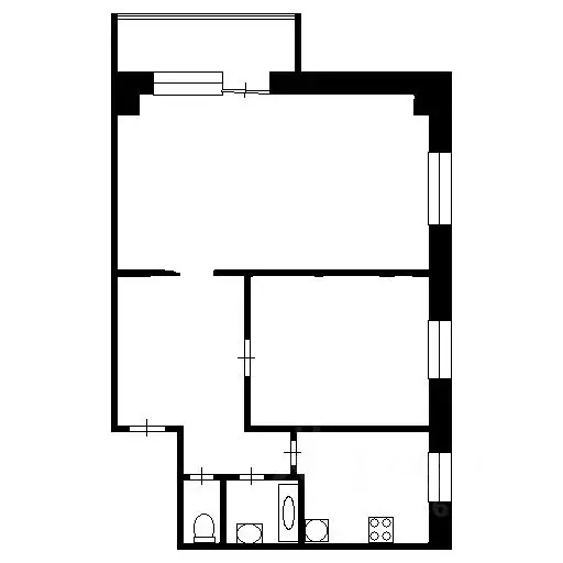 2-к кв. Красноярский край, Красноярск ул. Борисевича, 11 (51.1 м) - Фото 1