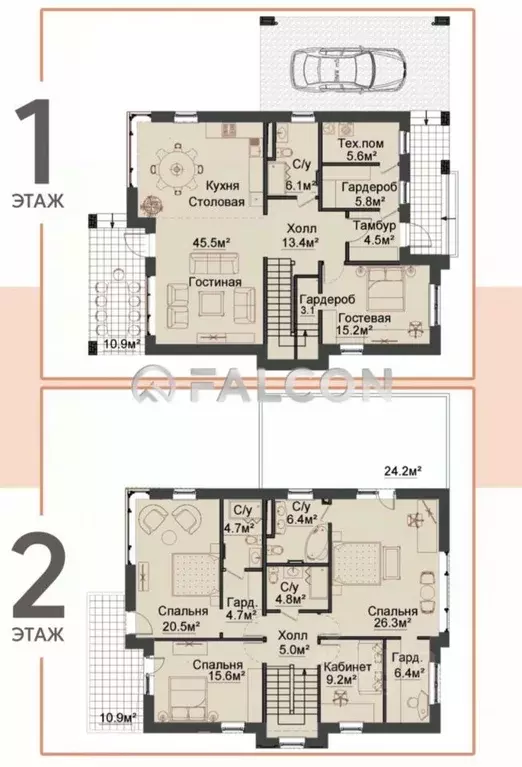 Дом в Москва № 88 кв-л, 28 (220 м) - Фото 1