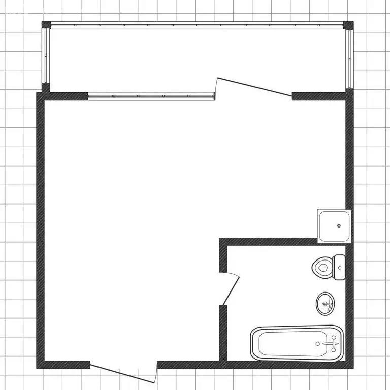 Квартира-студия: Иркутск, микрорайон Юбилейный, 117/1 (19 м) - Фото 1