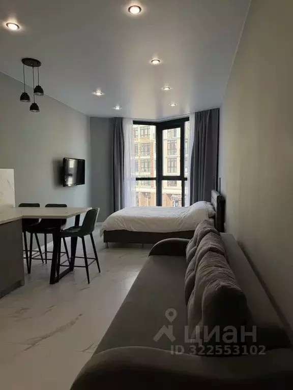 Студия Калининградская область, Зеленоградск ул. Гагарина, 87 (35.0 м) - Фото 1