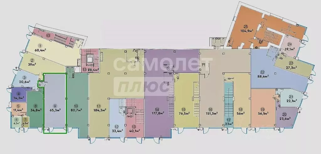 Торговая площадь в Москва Большая Бронная ул., 11 (65 м) - Фото 1