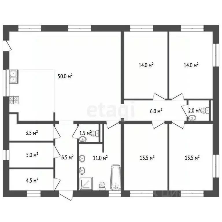 Дом в Ярославская область, Некрасовское рп ул. Некрасова, 27 (145 м) - Фото 2