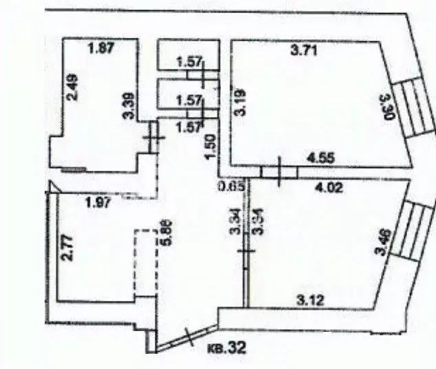 2-к кв. Ханты-Мансийский АО, Ханты-Мансийск ул. Ленина, 109 (49.9 м) - Фото 1