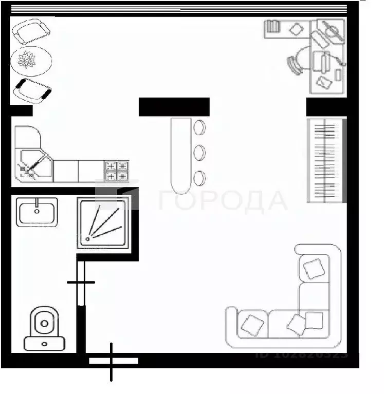 1-к кв. Томская область, Томск ул. Карла Ильмера, 12 (29.5 м) - Фото 2