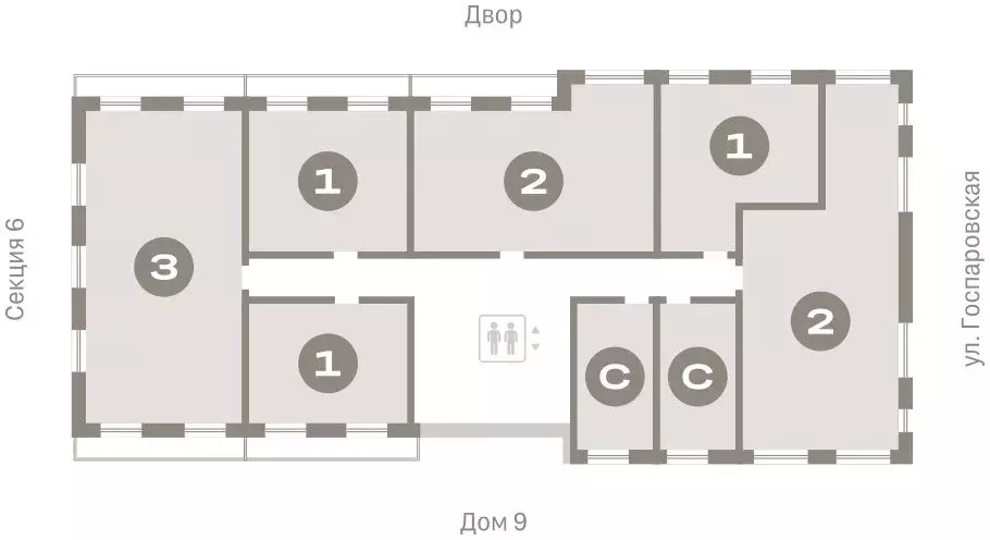 Квартира-студия: Тюмень, жилой комплекс Речной Порт (21.74 м) - Фото 1