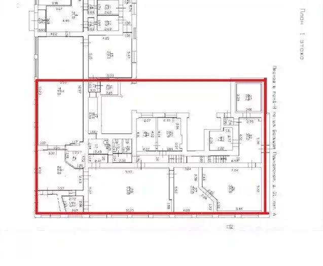 Торговая площадь в Санкт-Петербург Большая Пушкарская ул., 33 (283 м) - Фото 1