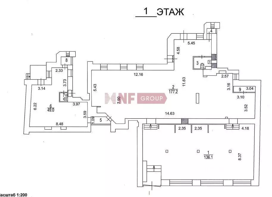 Торговая площадь в Москва Старая Басманная ул., 13С1 (376 м) - Фото 2