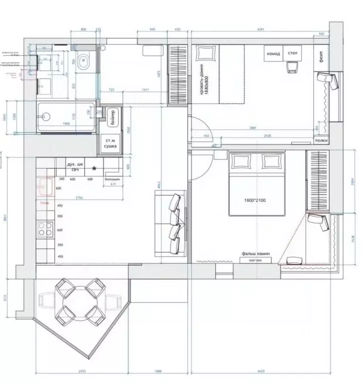 2-к кв. Краснодарский край, Краснодар ул. Совхозная (80.0 м) - Фото 2