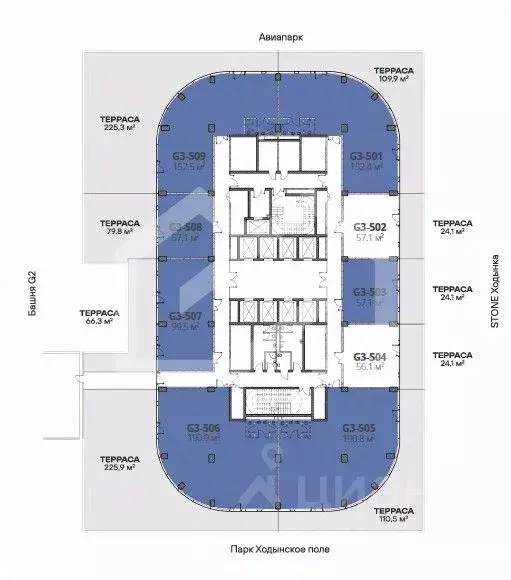 Помещение свободного назначения в Москва Ходынский бул., 20Ас1 (387 м) - Фото 2