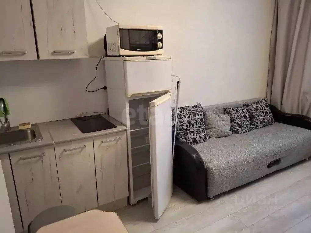 Студия Тюменская область, Тюмень ул. Первооткрывателей, 14 (18.0 м) - Фото 1