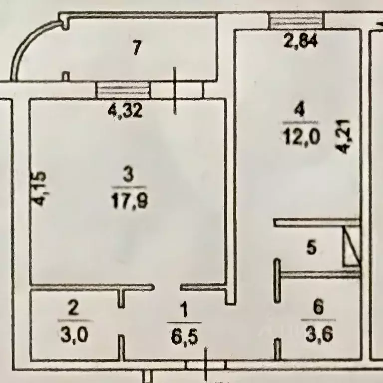 1-к кв. Московская область, Лобня ул. Пушкина, 6 (46.0 м) - Фото 1