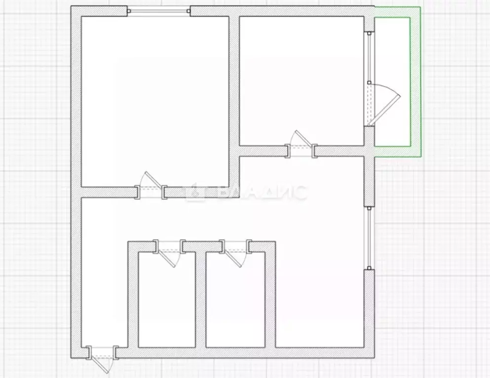 2-к кв. Пензенская область, Пенза ул. Куйбышева, 21 (45.6 м) - Фото 2