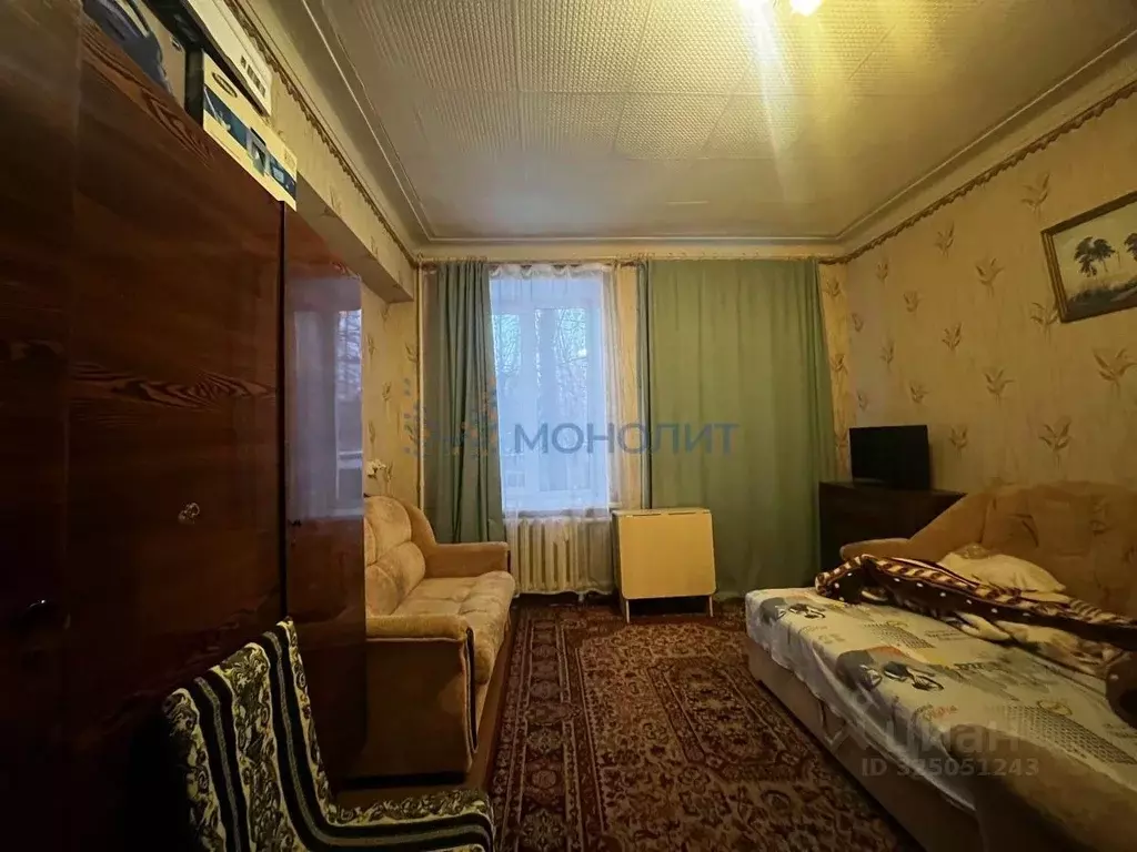 Комната Нижегородская область, Нижний Новгород ул. Пушкина, 38 (20.0 ... - Фото 2